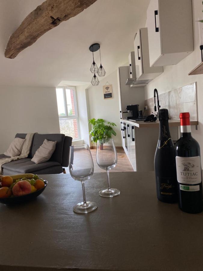 Charmant Appartement Avec Spa フォントネー・ル・コント エクステリア 写真